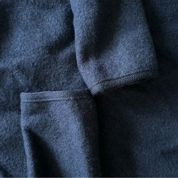 Maioja Navy Button-Up Fleece Jacket Medium - Picture 11 of 12